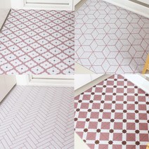 CLEAN UP 멜리사 패턴 코일 현관매트 베란다 발코니 현관용 업소용 바닥 아파트 입구 롤 DIY, 15.멜리사아드보-핑크