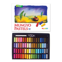 문교 사각파스텔, 64색, 9개