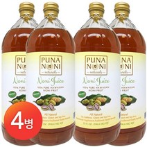 Puna Noni 내추럴 하와이 푸나 노니주스 원액 946ml 4병