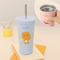 카카오리틀프렌즈 이중 스텐 텀블러 / 보온보냉텀블러 춘식이텀블러 라이언텀블러 어피치텀브러 카카오프렌즈텀블러 카카오텀블러 보온물병 보냉물병 도시락보온병 보온죽통 보온국통 귀여운텀블러, 라이언