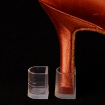 신발패드 구두굽 보조굽 굽보호캡 하이힐보조굽 힐굽 굽, S-라운드사각(투명), 1개