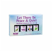 나우푸드 릴렉싱 에센셜 아로마오일 4종 키트, Let There Be Peace & Quiet, 40ml