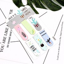 더플라시보 마그네틱 북마크 6P 세트 슬림