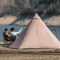 몽골텐트 돔 쉘터 텐트 캐노피 천막 그늘막 글램핑 대형돔 캠핑천막 인 피라미드 인도 여행 야외 캠핑 가족 더블 레이어 몽골 유르트 방지 폭풍우 쉼터, 카키 340x290x200