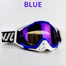 WJL-모토크로스 고글 오토바이 안경 선글라스 MTB MX ATV 실리콘 미끄럼 방지 방풍 사이클링 레이싱 바이크, WEW-BLUE LENS