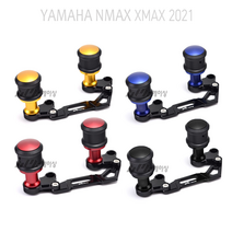 BIKI 야마하 NMAX XMAX 머플러 슬라이더 21 22년 슬라이드 튜닝 원형 보호 가드, 레드 A