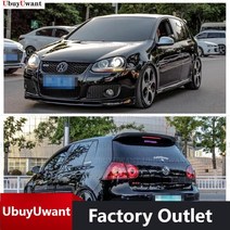 폭스바겐 골프 5 v mk5 r32 gti 2006-2009 스포일러 탄소 frp 소재 해치백 루프 리어 윙 바디 키트, 탄소 섬유