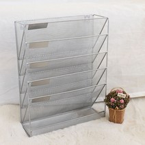 서류꽂이 색션별분류 케이스 수납장 종류별정리 틈새 선반걸이, 블랙