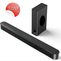 사운드바 가성비 TV 돌비 홈시어터 티비 우퍼 스피커 140W Tv 무선 Alice Yandex Tv 휴대용 라디오 포함 고출력 블루투스 상자, 협력사, 120W, 미국 플러그