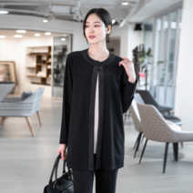 모슬린 여성 엄마옷 화사한 라운드 가디건 FVC112221 마담/미시옷/중년여성의류/빅사이즈/40대/50대/60대여성옷