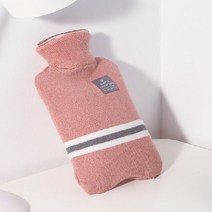 2L 보온 물주머니 커버 세트 찜질팩 핫팩 따듯한 용품 캠핑 따뜻한 발보온, (보온주머니)그레이+(커버)그레이