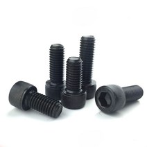 특수볼트M7 알렌 나사 육각 소켓 캡 볼트 잠금 너트 10-50mm 길이 검정색, 02 M7 x 12mm (5Pcs)