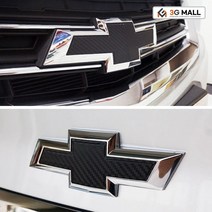 [3G MALL] 쉐보레 임팔라 엠블럼 필름 카본 스티커 엠블렘 용품, 실버카본
