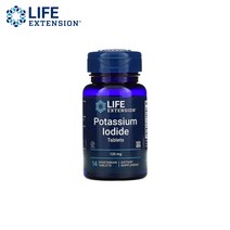라이프익스텐션 요오드화칼륨 130mg 14타블릿 아이오딘화칼륨 인산이칼슘 인 스테아르산