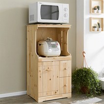 미하우스 제토 삼나무 쌀통 겸 렌지대, 원목색