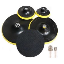 34567 인치 샌딩 디스크 백업 패드 자체 접착 플레이트 버핑 M10M14 스레드 어댑터, [06] 6in M14, 6in M14