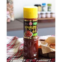 [ 조 은 마 켓 ] 지 금 까 지 이 런 맛 은 없 었 다 !! 오 뚜 기 양 념 치 킨 소 스 490g 매 콤 달 콤 홈 메 이 드 국 산 야 채 로 만 든 치 킨 소 스, 2개