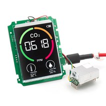 이산화탄소 검출기 마더 보드 모듈 3-in-1 온도 및 습도 측정기 메인 디스플레이, 01 CO2 Detector Module