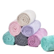 프리미엄 극세사 타월 호텔 타올 가족 아기전용 미용수건, 민트