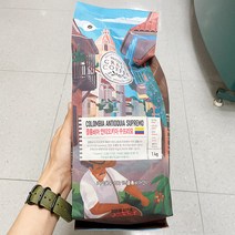 피코크 콜롬비아 안티오키아 수프리모 1kg (홀빈) x 1개, 단품, 단품
