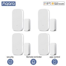 스마트 홈 키트 도어센서Aqara 스마트 윈도우 도어 센서 지그비 보안 알람 MihomeAPP 무선 홈 키트, 03 4PCS
