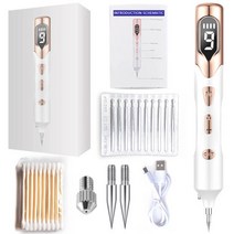 피부케어 레이저 클렌징 뷰티 클리너 맛사지 두더지 제거 펜 사마귀 플라즈마 리무버 도구 스킨 케어 옥수수 주근깨 태그 모반 다크 에이지 스윕 문신 전기 세트, 스마트 펜