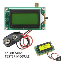 라돈측정기 방사능측정기 방사능 소음측정기 신제품 고정밀 1 ~ 500 MHz 주파수 카운터 RF 미터 테스터 모, 한개옵션0