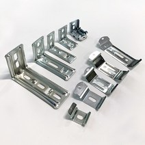 창안애 블라인드 부속품 스냅 브라켓 설치 고정 피스, 듀얼레일 브라켓 일체형 - 메탈 1개