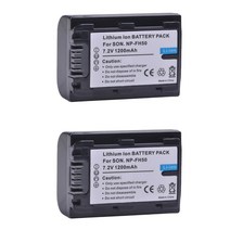2Pcs NP-FH50 NP FH50 배터리 소니 A230 A330 A290 A380 A390 HDR-TG1E TG3 TG5 TG7 DSC-HX1 DSC-HX200 NPFH50, [04] 2x Battery