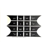 for mercedes for benz glk350 c class cls c218 slk w172 w204 w212 w218 w207 매트 블랙 자동차 버튼 수리 스티커 데칼 스티, 6