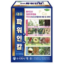 대유 폴리 인산 칼슘 결핍 500g 토마토 고추 배추 식물 웃자람경감 칼리 영양제 비료 파워인칼, 1개