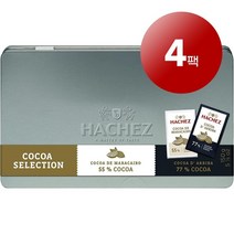 Hachez 하세스 독일 직배송 마라카이보 카카오 초콜릿 모음 박스 150g Cocoa Tsfelchen dArriba Maracaibo, 4팩