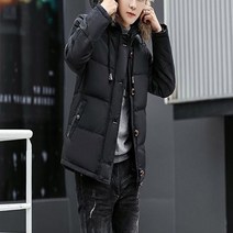 따뜻한 모던 스타일 빈티지 캐쥬얼 꾸안꾸 남성 패딩 스트릿패션 남친룩 10대코디