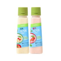 (냉장)[풀무원]사과요거트드레싱 235g+딸기요거트드레싱 235g