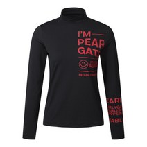 파리게이츠 파리게이츠긴팔티 KQF 521B3TI057_BK 블랙 여성 사이드 레터링 쿨 티셔츠