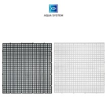 아쿠아시스템 조립가능한 다용도 루바망(대) 29.6x29.6, 블랙