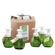 핸드워시 선물세트 거품형 280ml 용기 구성(용기280ml 5P) 네이쳐러브메레 손세정제