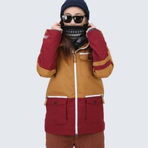 욥스 여자 마이크로화이버 노패딩 보드 자켓 HESTER 2 J - TOFFEE BURGUNDY 스키/보드복