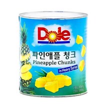 돌 파인애플 청크 통조림, 3062g, 5개