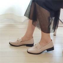 에스엠시 골드체인 에나멜 로퍼 3cm신발 슈즈 로퍼 플랫 여성화