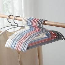라이크홈즈 [10Pset] 디자인 예쁜 고리회전 옷걸이 4color, 10개입, 핑크