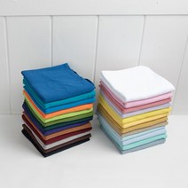 태백섬유 대폭 무형광 슬럽 면 싱글 다이마루 원단 26종, 청록(G이이)