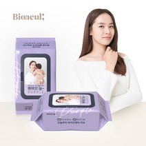 [바이오늘]우리아기 바이오케어 물티슈 퍼플 휴대용 70g 20매 12팩 대용량 조윤희물티슈