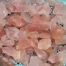 홍수정원석 장미수정 rough rose quartz