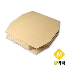 크라프트 피자박스 무지 8각 100개 박스, 12인치