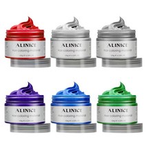 ALINICE Hair Wax Professional Hair Color Wax 앨리언스 컬러 헤어왁스 6컬러 세트