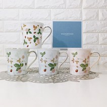 [WEDGWOOD] 웨지우드 스트로베리 파스텔 비커 머그컵 300ml 4종 택1 036264, 03.블루 036278