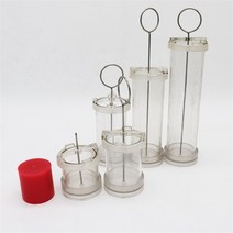 4/6/8/10cm DIY 실린더 기둥 양초 수제 공예 만들기 금형 도구 세트 원통형 원료, 28 7.5x7.5cm