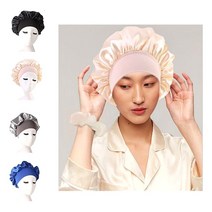 실내 수면모자 두건 솔리드 슬립캡 남녀공용