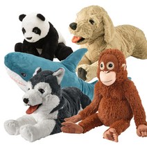 이케아 IKEA 정품 인형 리트리버 허스키 팬더 상어, 57cm